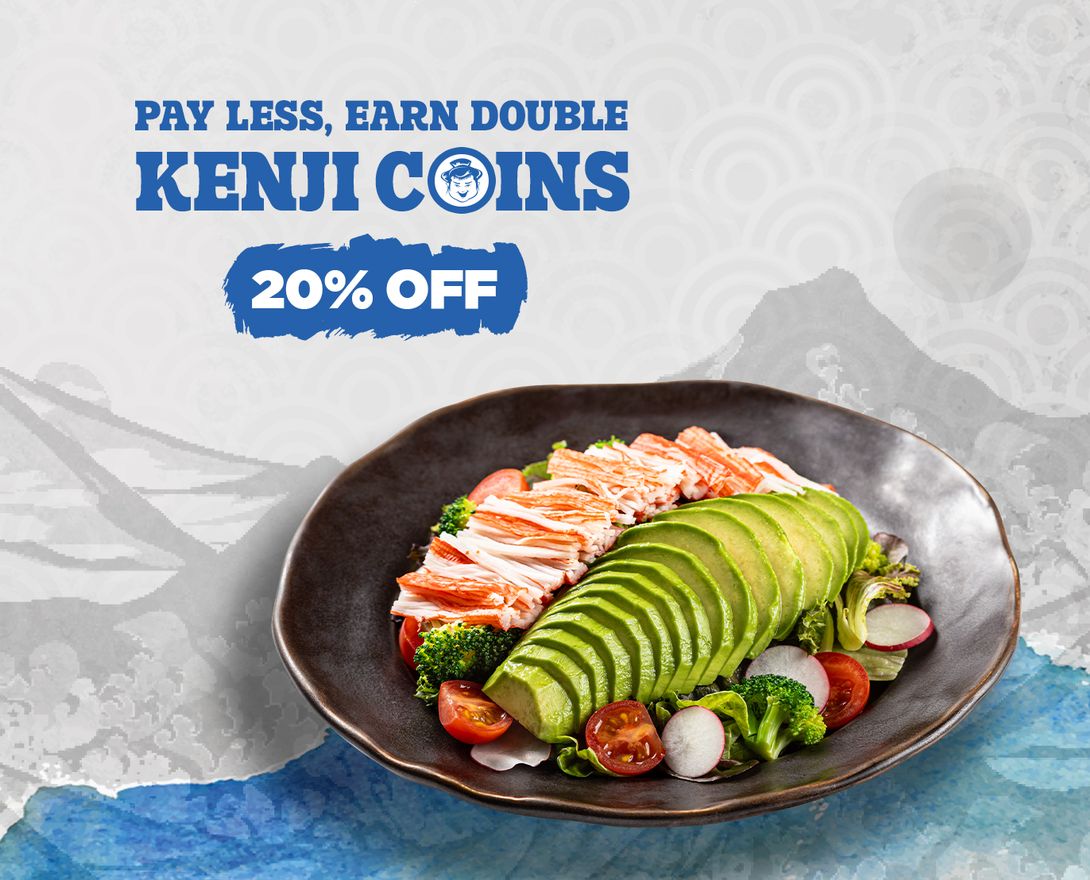 20% Off + 2x Kenji coins on exclusive items!