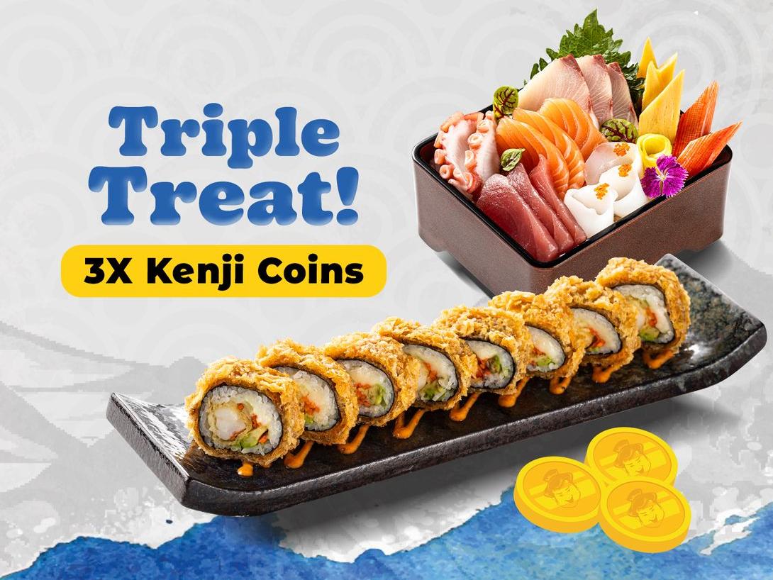 Triple Your Kenji Coins – Monday to Wednesday Only!